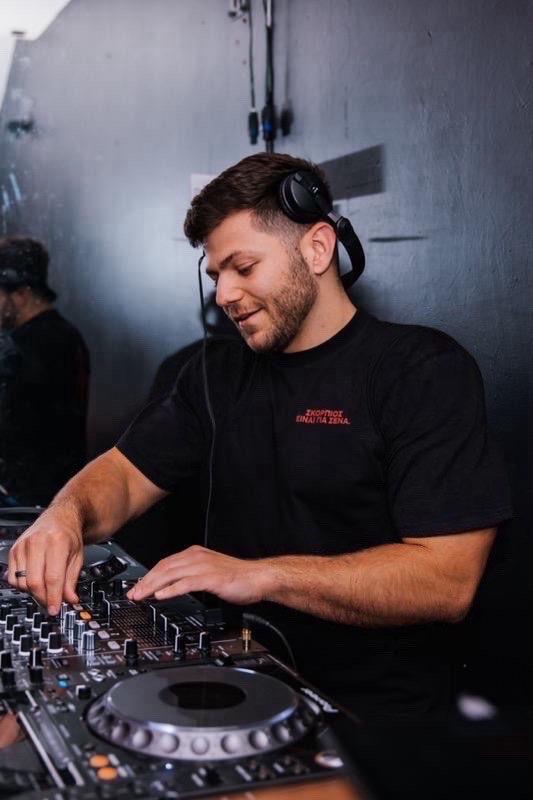 DJ KINEZOS performing at MYTHOS event in Sydney