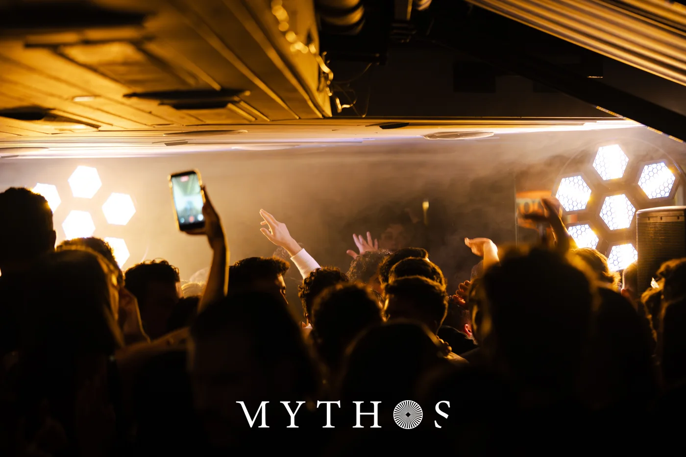 MYTHOS crowd at PELICANO, 29 May 2026
